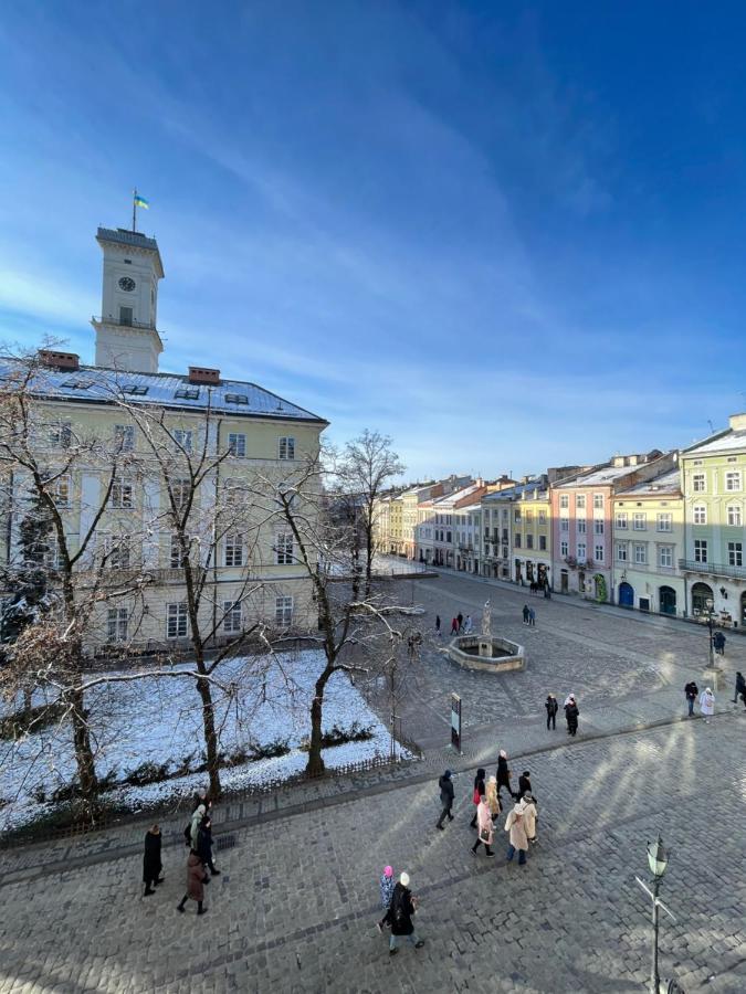 Apartments On Rynok Square Lwów Zewnętrze zdjęcie